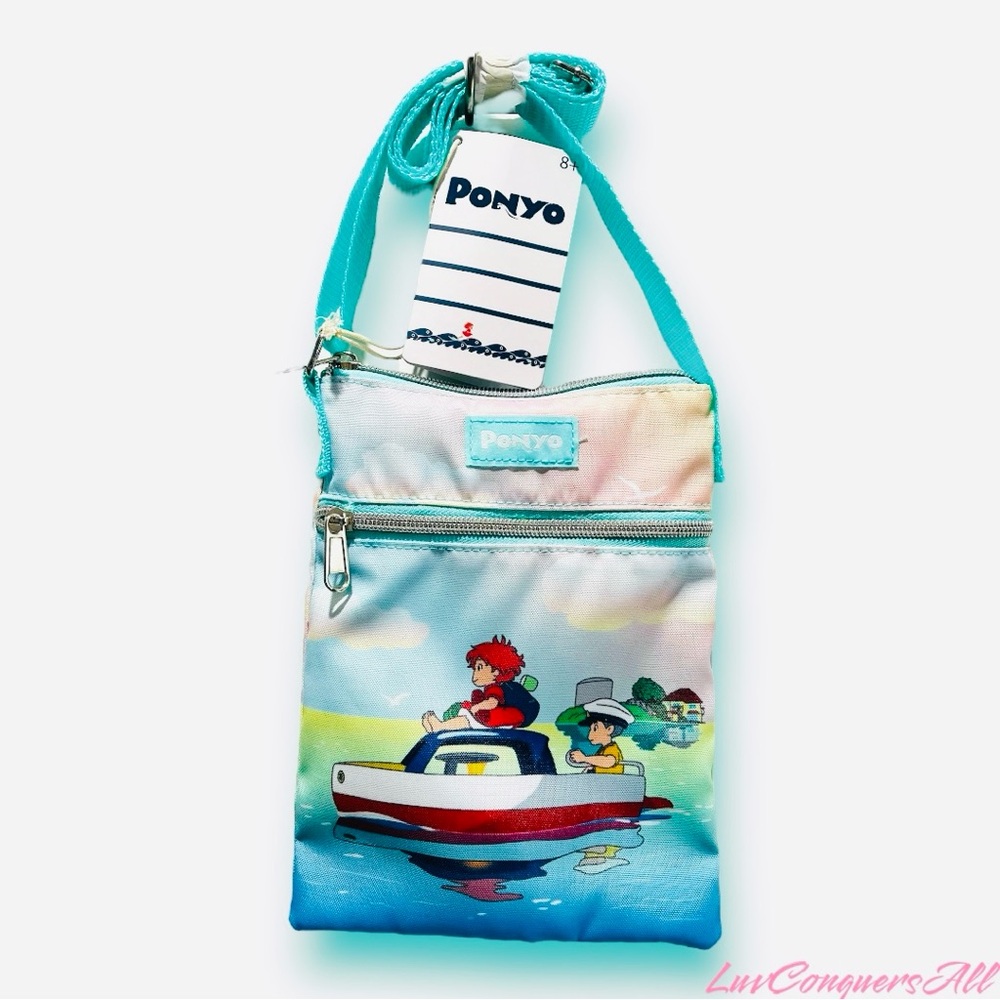 Studio Ghibli Pony Boat Passport Crossbody Bag